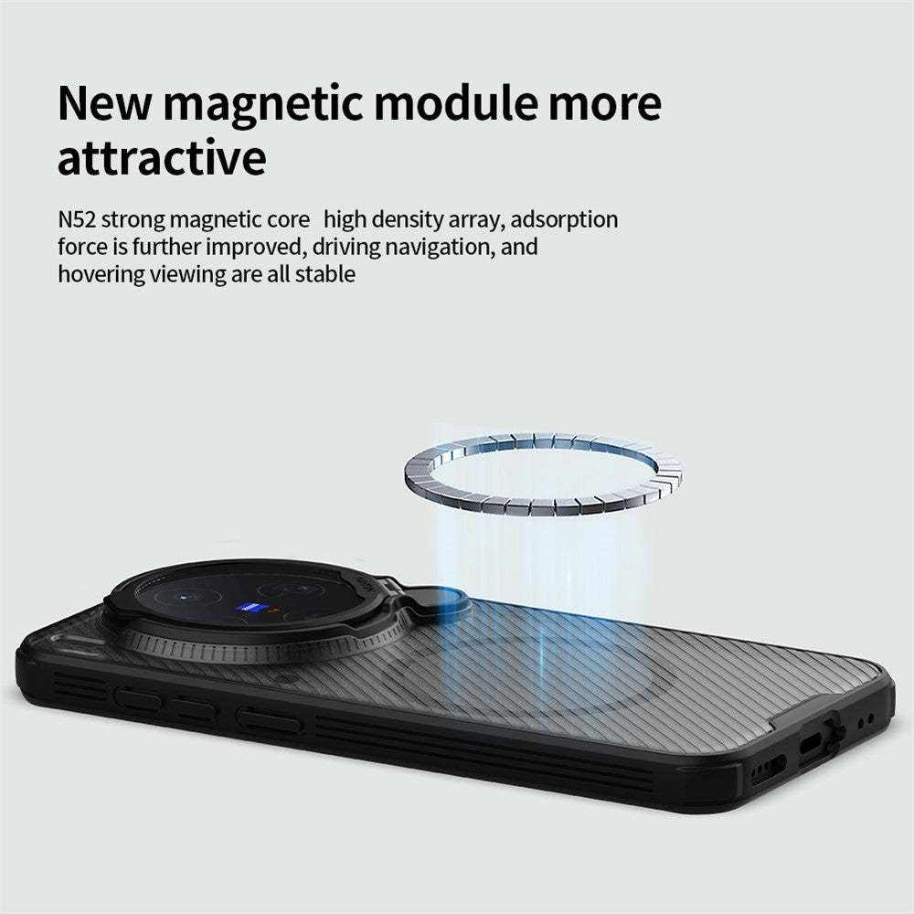 NILLKIN Camshield Prop Magnetic Series for vivo X300 5G Magnetic Case Clear Lens Lid PC TPU Phone Back Cover
