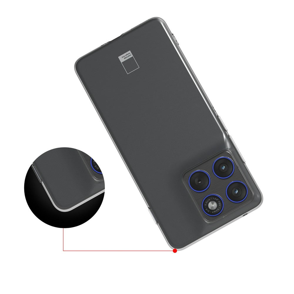 For Motorola Edge 70 5G Back Cover Ultra Thin Flexible TPU Clear Phone Case