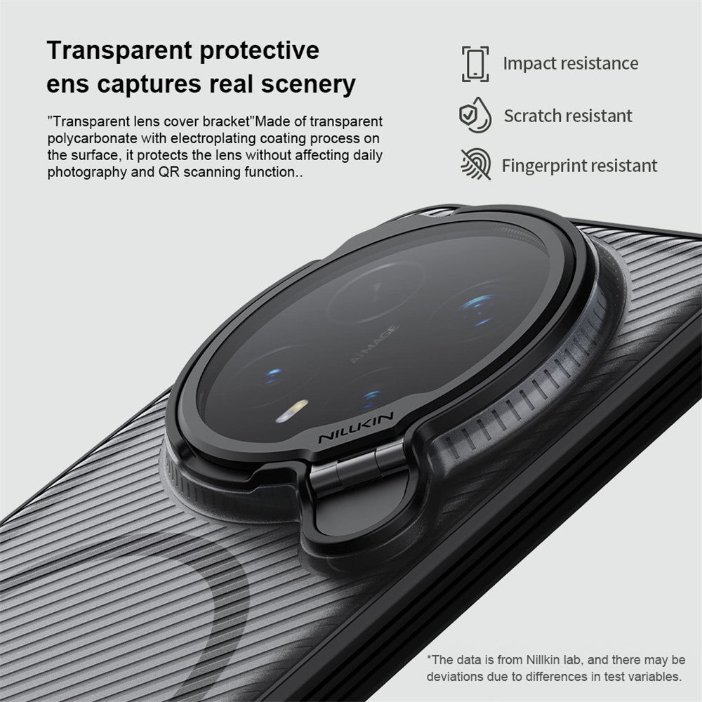 NILLKIN Camshield Prop Magnetic Series for Honor Magic8 Pro 5G Magnetic Case Clear Lens Lid PC TPU Phone Back Cover