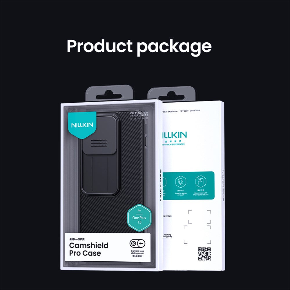 NILLKIN Camshield Pro Series for OnePlus 15 5G Case PC + TPU Slide Camera Lid Phone Cover