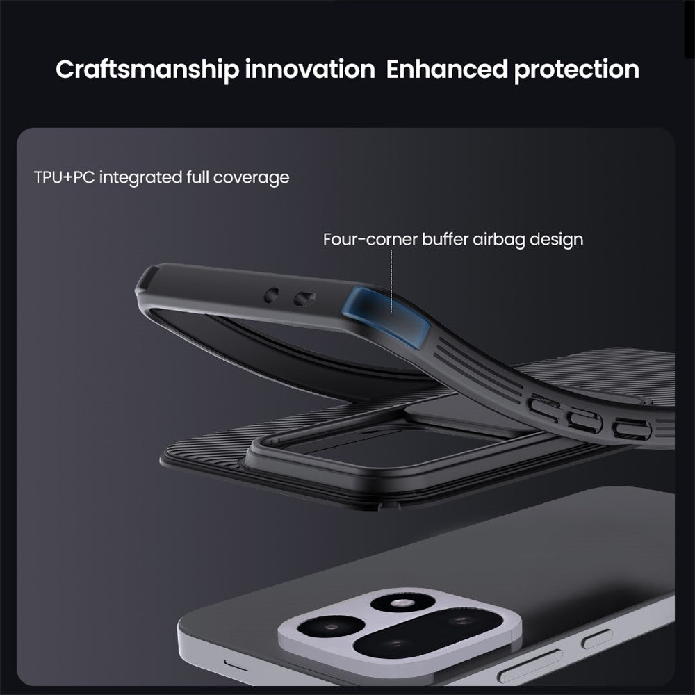 NILLKIN Camshield Pro Series for OnePlus 15 5G Case PC + TPU Slide Camera Lid Phone Cover