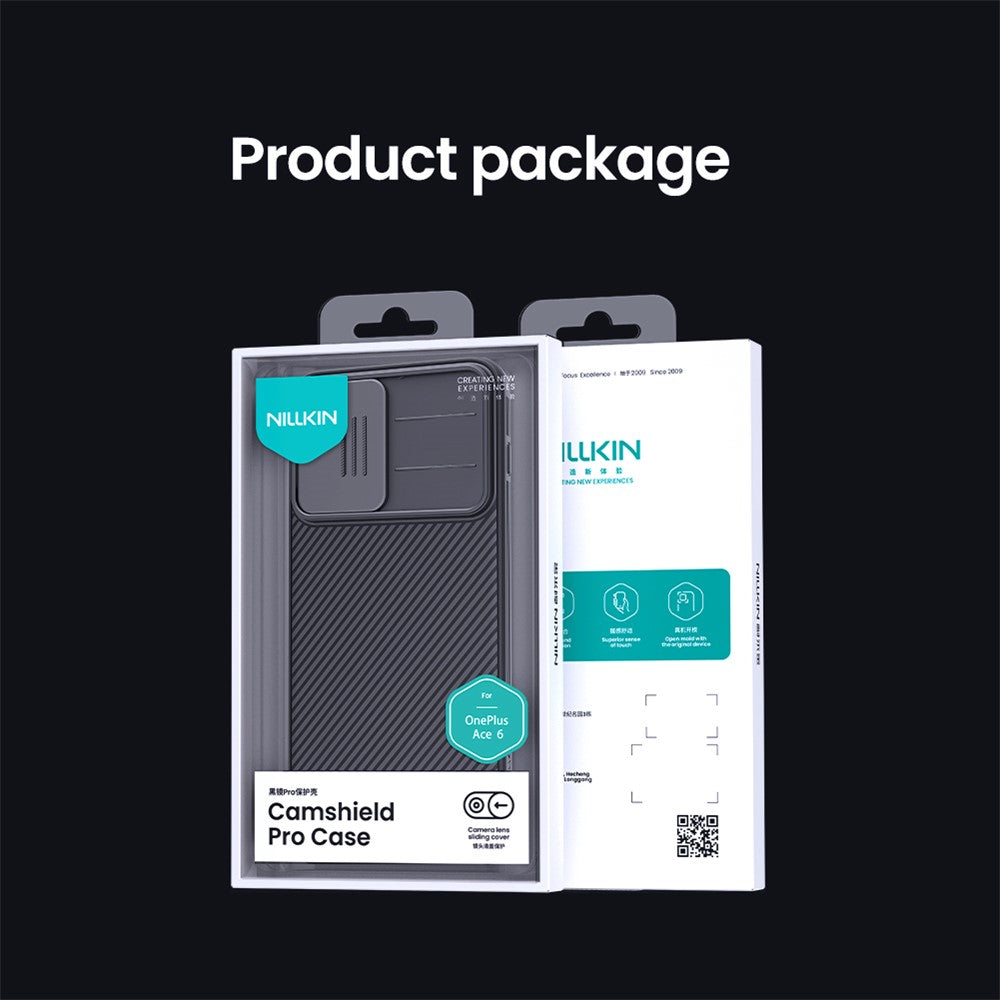 NILLKIN Camshield Pro Series for OnePlus 15R 5G / Ace 6T 5G / Ace 6 5G Case PC + TPU Slide Camera Lid Phone Cover