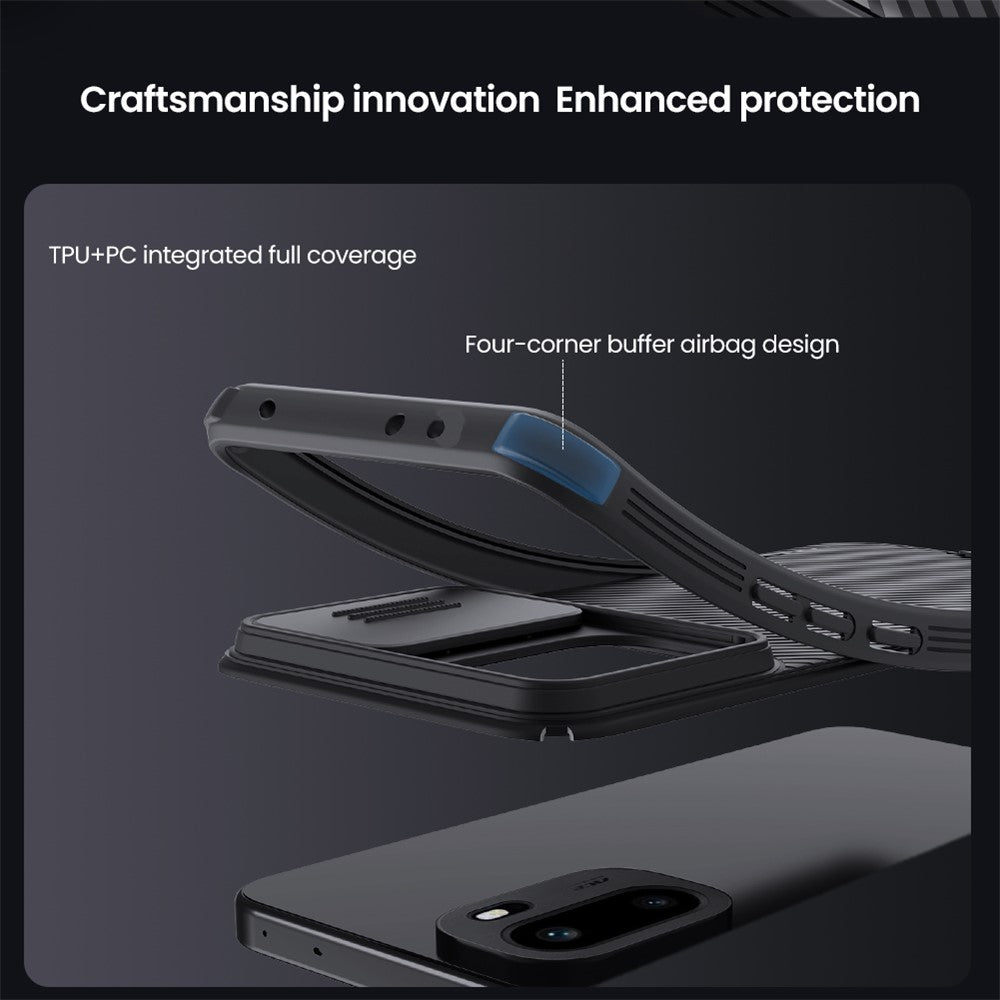 NILLKIN Camshield Pro Series for OnePlus 15R 5G / Ace 6T 5G / Ace 6 5G Case PC + TPU Slide Camera Lid Phone Cover