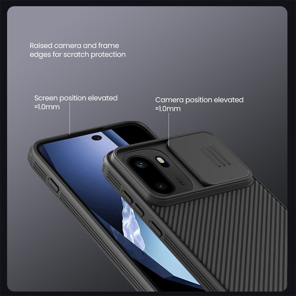 NILLKIN Camshield Pro Series for OnePlus 15R 5G / Ace 6T 5G / Ace 6 5G Case PC + TPU Slide Camera Lid Phone Cover
