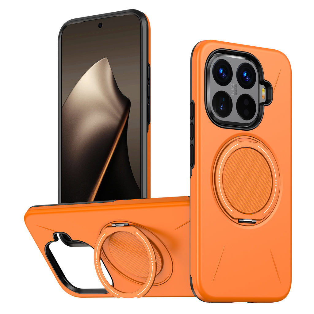 For Xiaomi 15T Pro Magnetic Case Rotating Kickstand TPU + PC Phone Cover - Blue