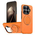 For Xiaomi 15T Pro Magnetic Case Rotating Kickstand TPU + PC Phone Cover - Blue