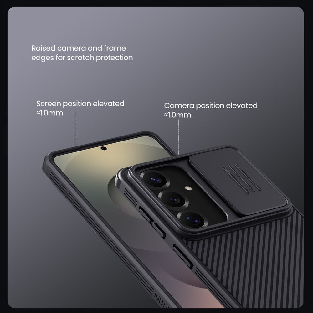 NILLKIN Camshield Pro Series for Samsung Galaxy S26 Case PC + TPU Slide Camera Lid Phone Cover