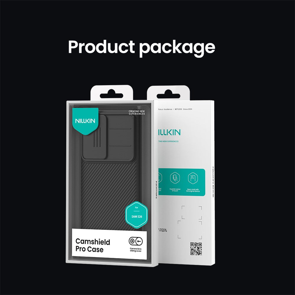 NILLKIN Camshield Pro Series for Samsung Galaxy S26 Case PC + TPU Slide Camera Lid Phone Cover