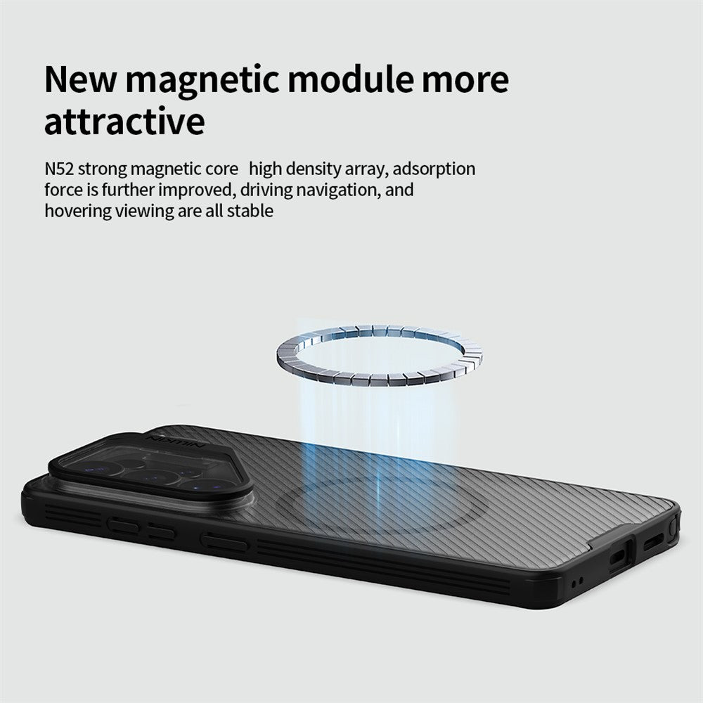 NILLKIN Camshield Prop Magnetic Series for Samsung Galaxy S26 Ultra Case Clear Lens Lid PC TPU Phone Back Cover