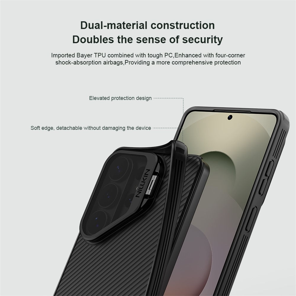 NILLKIN Camshield Prop Magnetic Series for Samsung Galaxy S26 Ultra Case Clear Lens Lid PC TPU Phone Back Cover