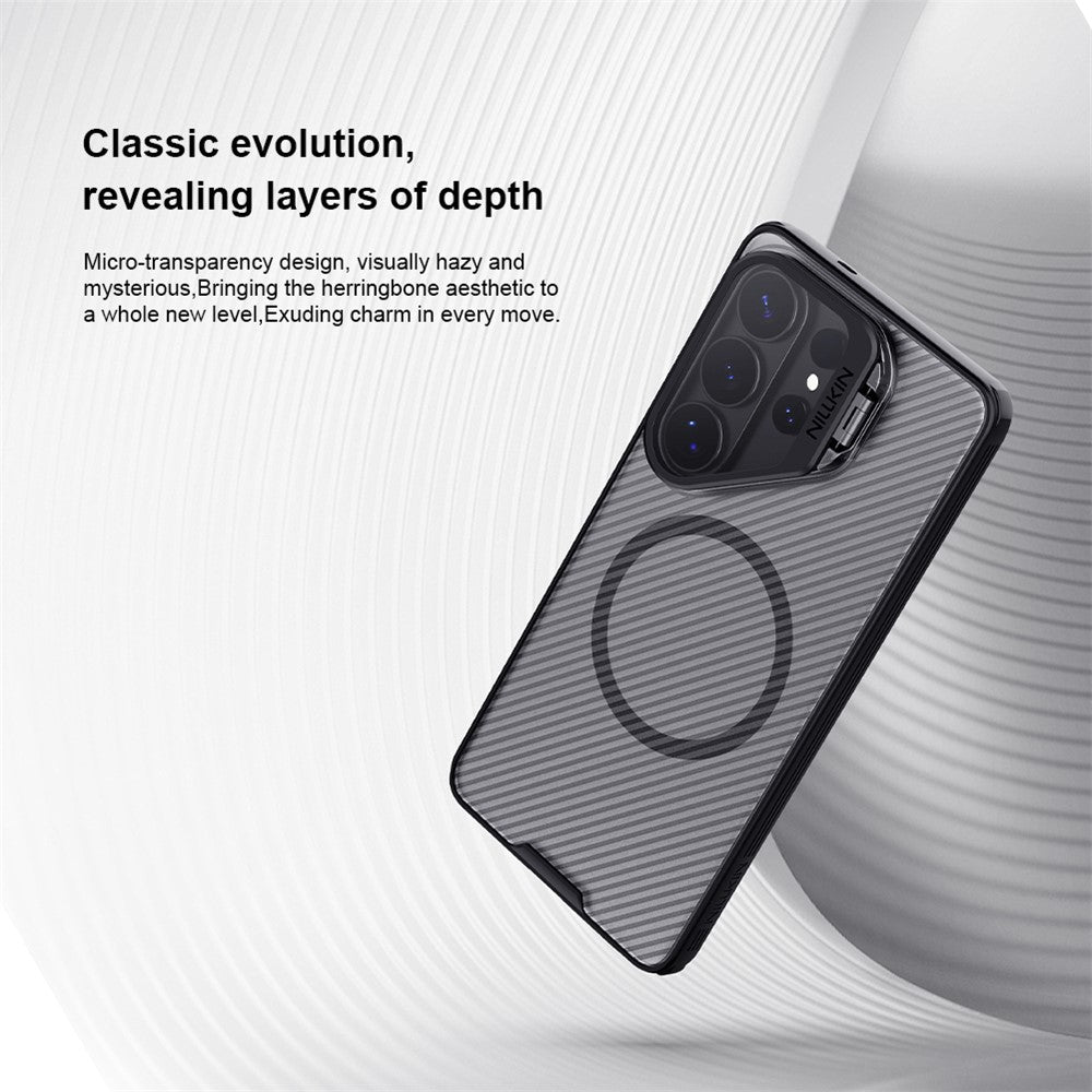 NILLKIN Camshield Prop Magnetic Series for Samsung Galaxy S26 Ultra Case Clear Lens Lid PC TPU Phone Back Cover