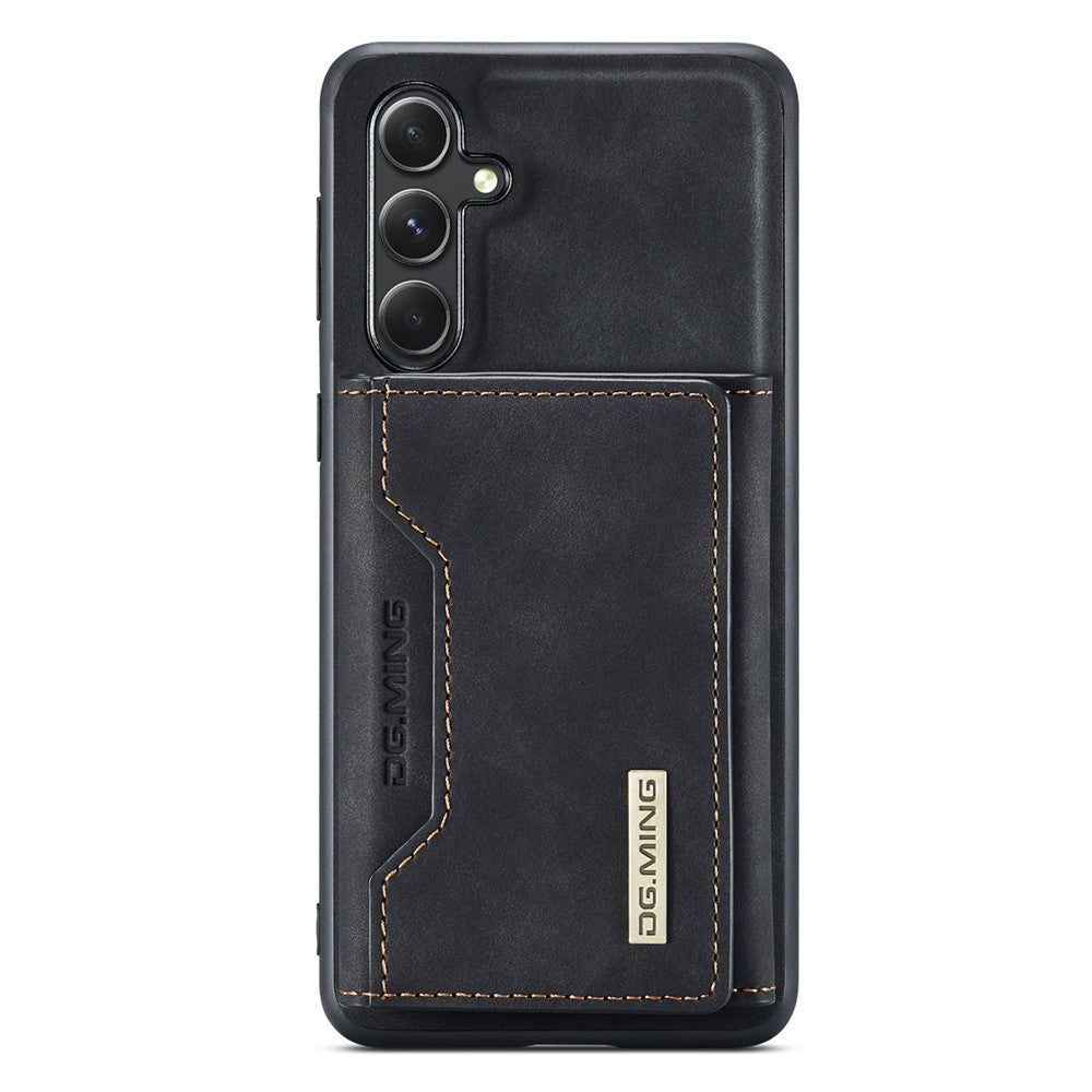 DG.MING M2 Series for Samsung Galaxy S26 Case PU Leather Tri-Fold Multiple Card Slots Holder Pocket Purse
