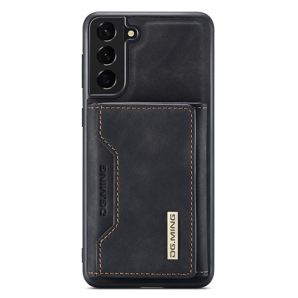 DG.MING M2 Series for Samsung Galaxy S23 Phone Case Magnetic Absorption Detachable Wallet Phone Case Kickstand Protective Cover