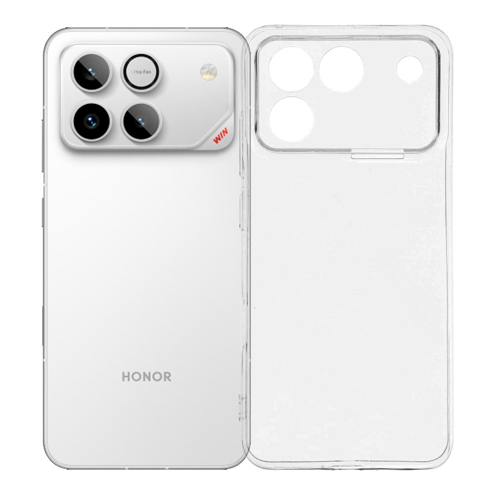 For Honor Win 5G Back Cover Ultra Thin Flexible TPU Clear Phone Case