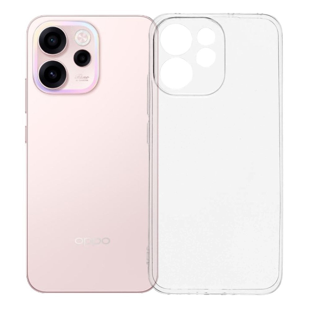 For Oppo Reno15 F 5G Back Cover Ultra Thin Flexible TPU Clear Phone Case