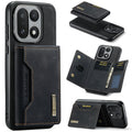 DG.MING M2 Series for OnePlus 15 5G PU Leather Tri-Fold Multiple Card Slots Holder Pocket Purse