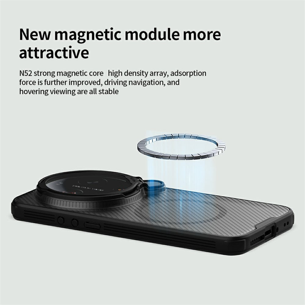 NILLKIN Camshield Prop Magnetic Series for Xiaomi 17 Ultra 5G Case Clear Lens Lid PC TPU Phone Back Cover