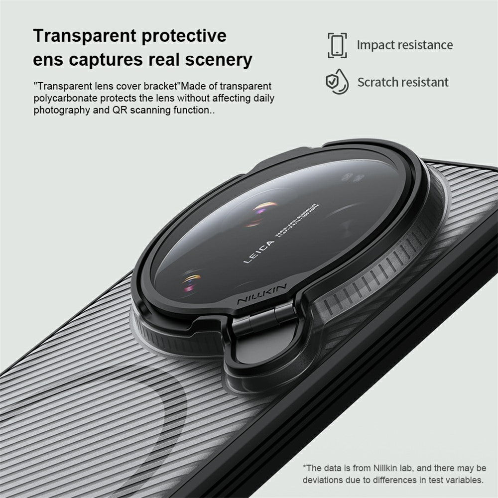 NILLKIN Camshield Prop Magnetic Series for Xiaomi 17 Ultra 5G Case Clear Lens Lid PC TPU Phone Back Cover