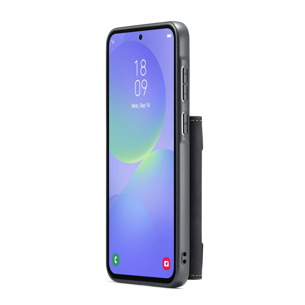 DG.MING M2 Series for Samsung Galaxy A37 5G Magnetic Case PU + PC + TPU Phone Cover Detachable Wallet Kickstand