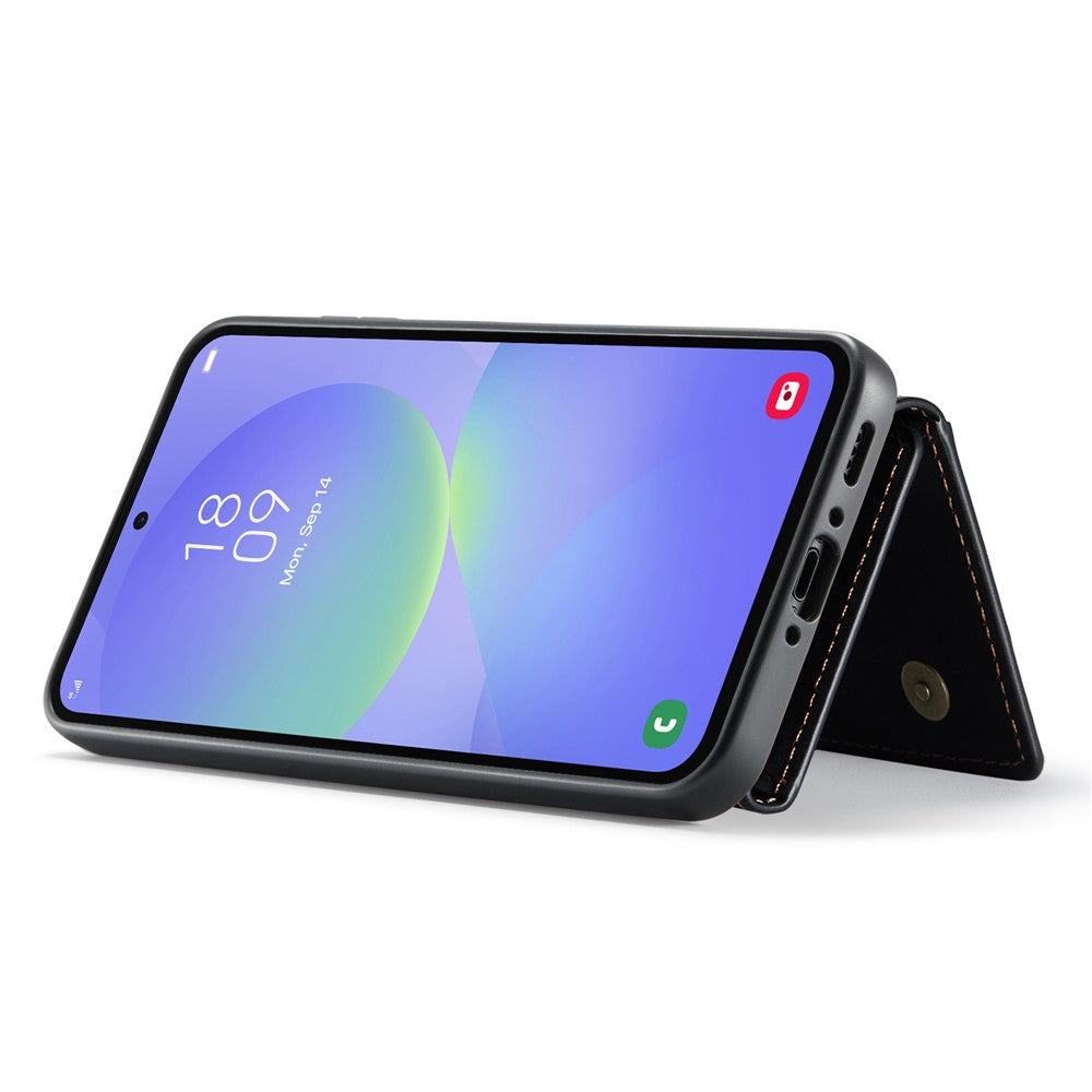 DG.MING M2 Series for Samsung Galaxy A37 5G Magnetic Case PU + PC + TPU Phone Cover Detachable Wallet Kickstand