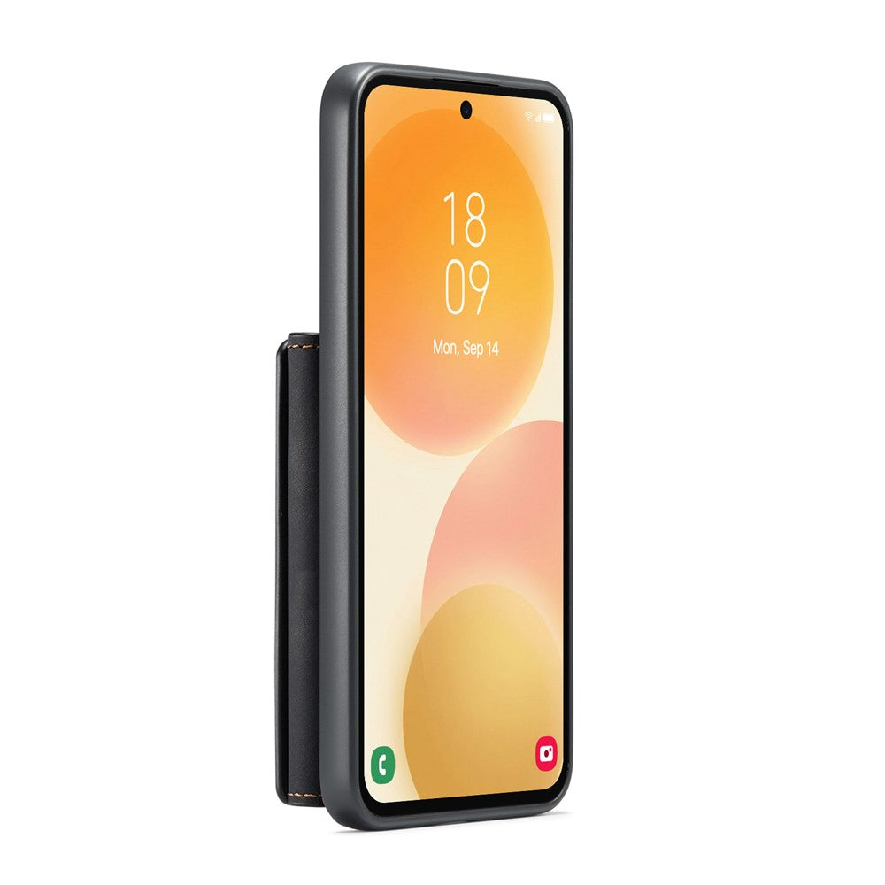 DG.MING M2 Series for Samsung Galaxy A57 5G Magnetic Case PU + PC + TPU Phone Cover Detachable Wallet Kickstand