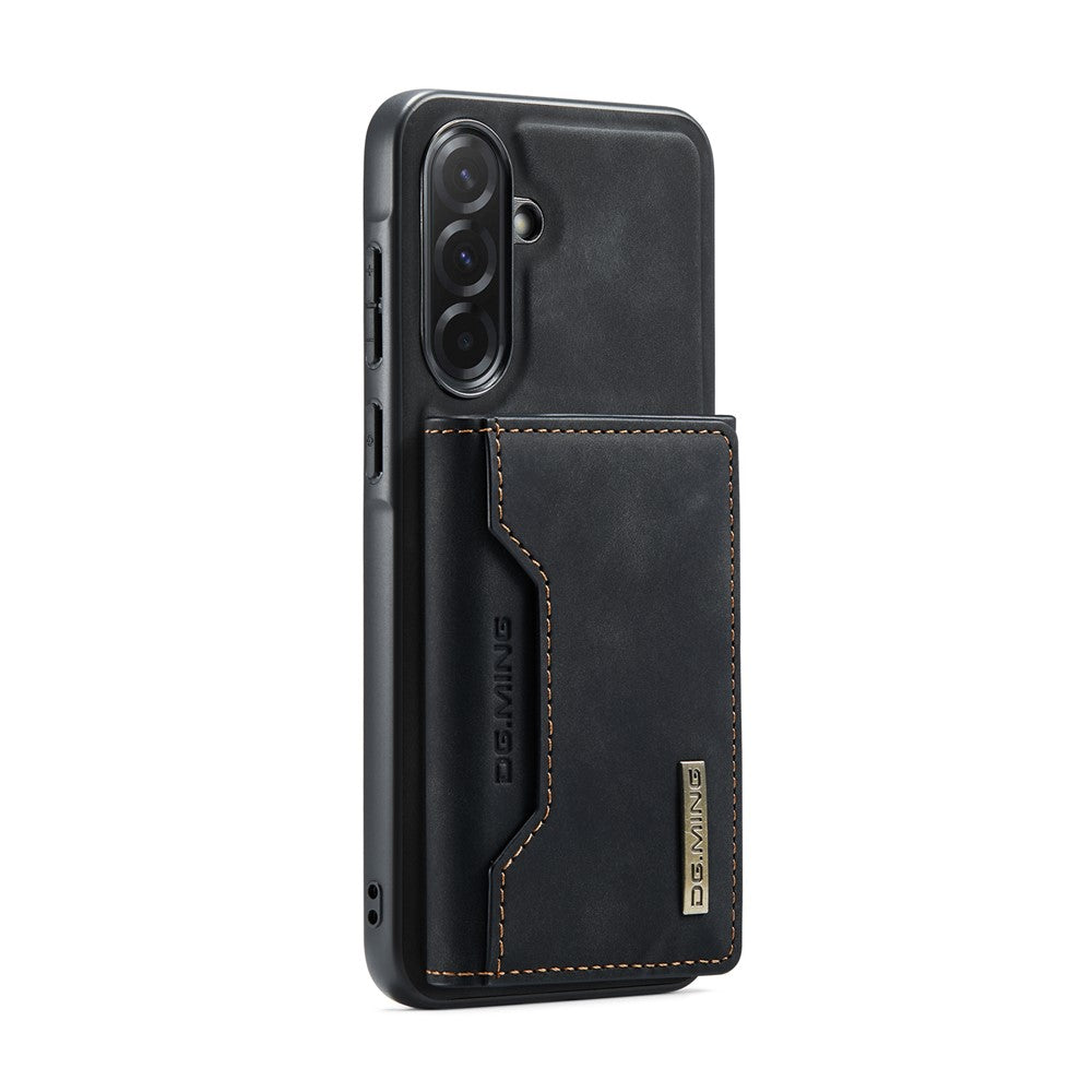 DG.MING M2 Series for Samsung Galaxy A57 5G Magnetic Case PU + PC + TPU Phone Cover Detachable Wallet Kickstand