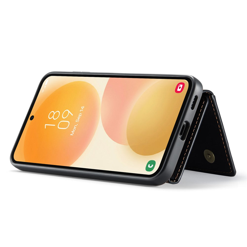 DG.MING M2 Series for Samsung Galaxy A57 5G Magnetic Case PU + PC + TPU Phone Cover Detachable Wallet Kickstand