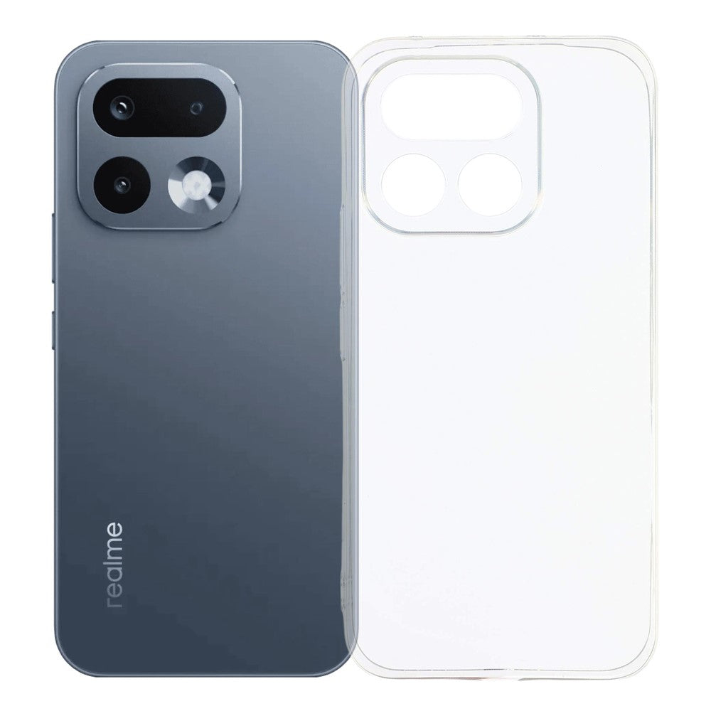 For Realme 16 Pro 5G Back Cover Ultra Thin Flexible TPU Clear Phone Case