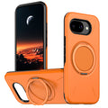 For Google Pixel 10a Magnetic Case Rotating Kickstand TPU + PC Phone Cover