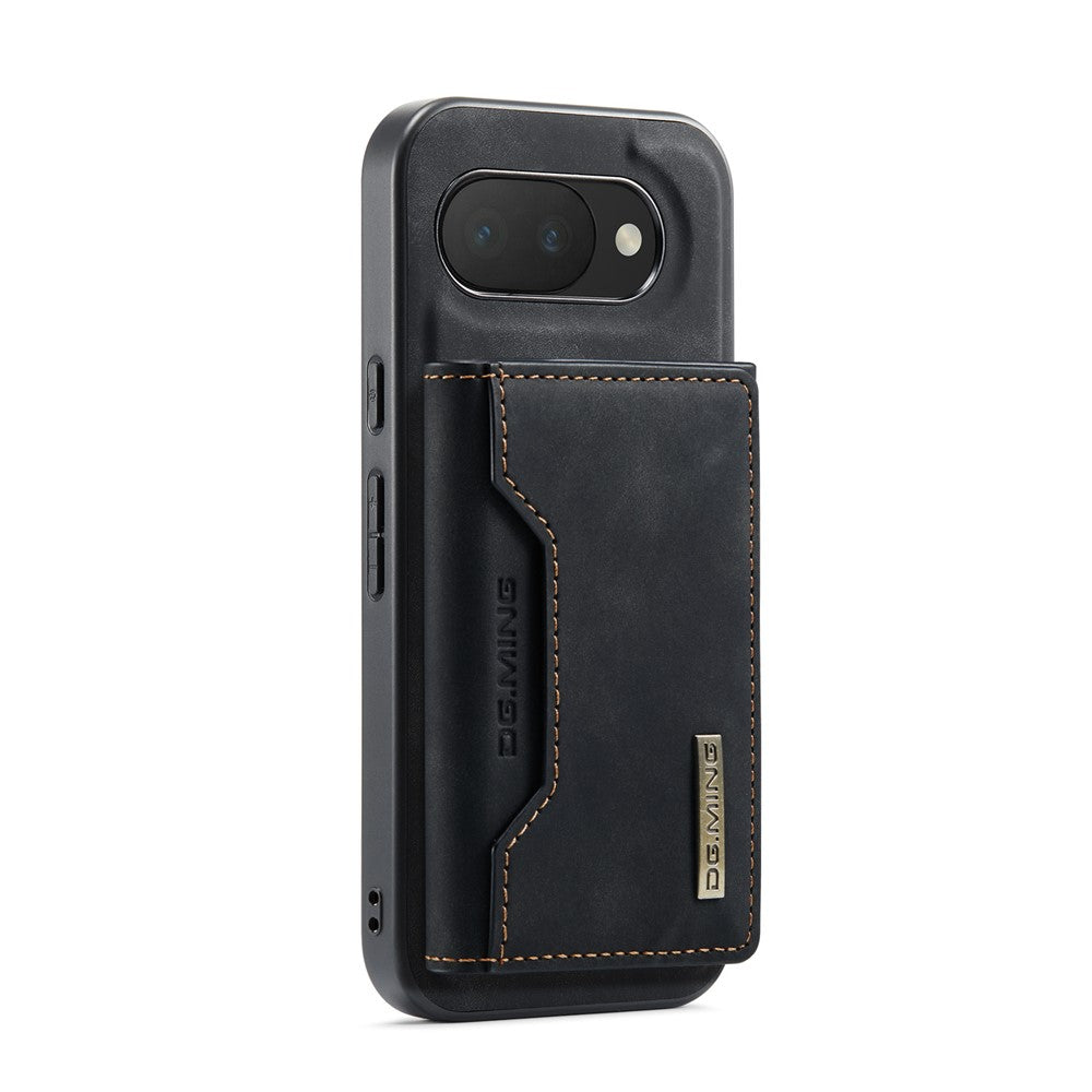 DG.MING M2 Series for Google Pixel 10a Magnetic Case PU + PC + TPU Phone Cover Detachable Wallet Kickstand