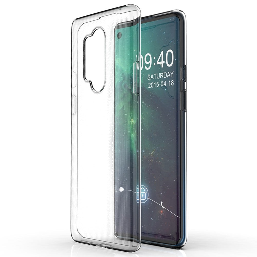 For OnePlus 8 Pro Clear Non-Slip Protective Phone Case Soft TPU Slim Fit Cover