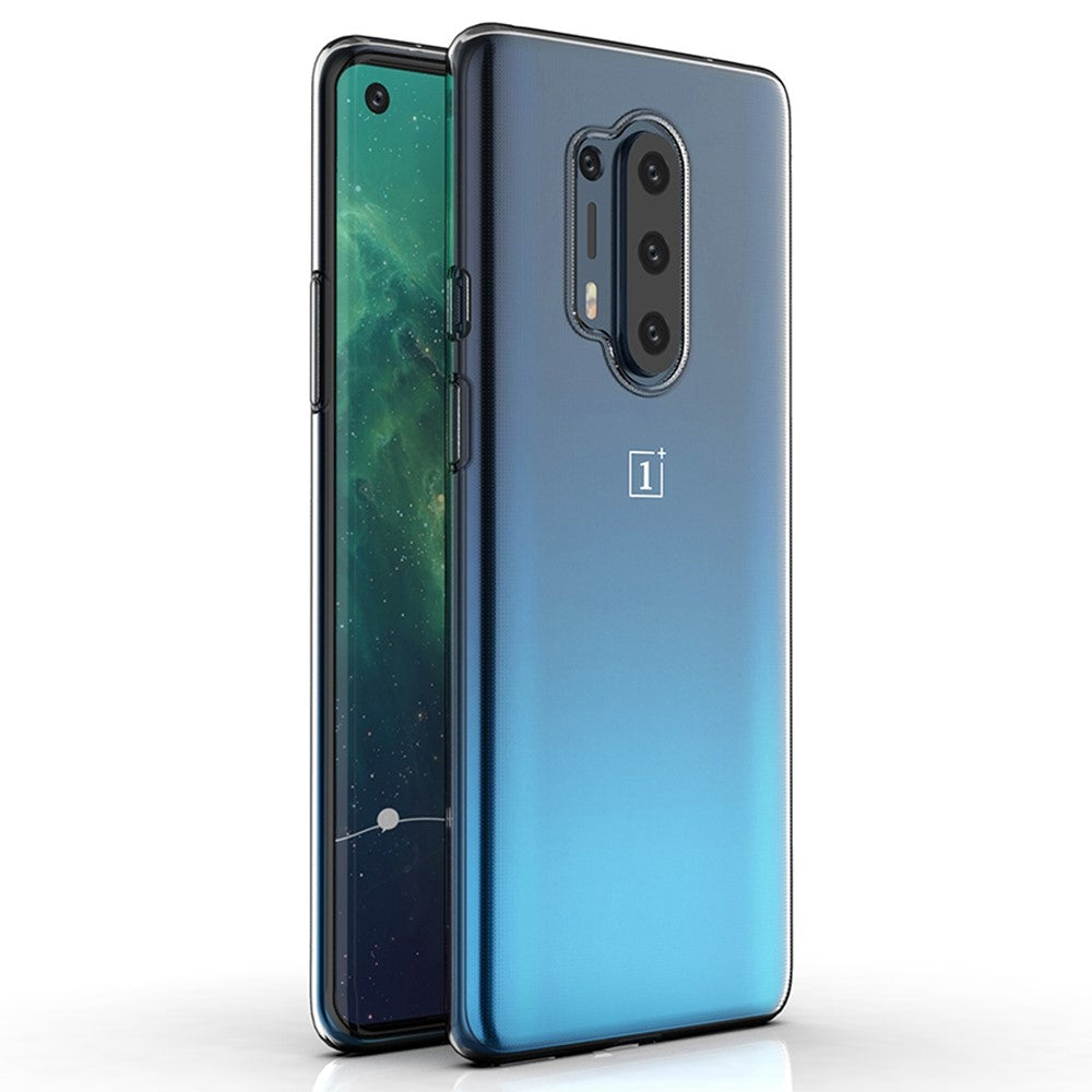For OnePlus 8 Pro Clear Non-Slip Protective Phone Case Soft TPU Slim Fit Cover