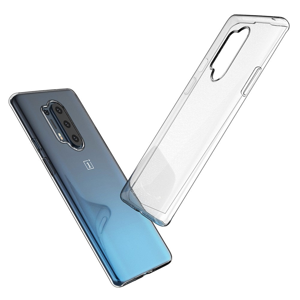 For OnePlus 8 Pro Clear Non-Slip Protective Phone Case Soft TPU Slim Fit Cover