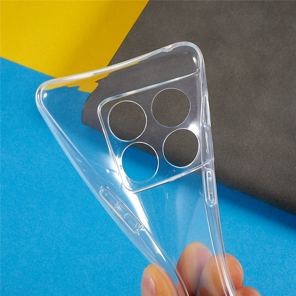 Anti-Fall Soft TPU Phone Cover For OnePlus 10 Pro 5G Anti-Yellowing Ultra Slim Transparent Smartphone Case