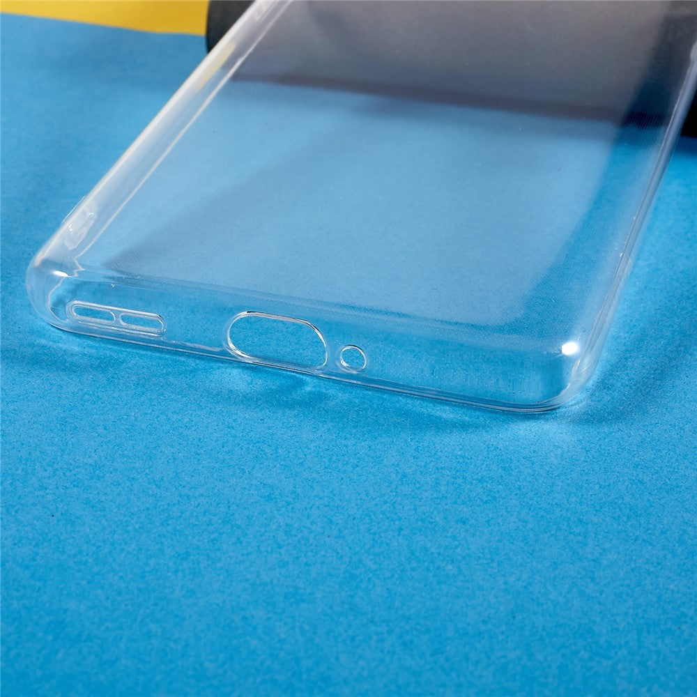 For OnePlus 8T Transparent Phone Case Anti-Yellowing Flexible TPU Ultra Slim Mobile Phone Cover