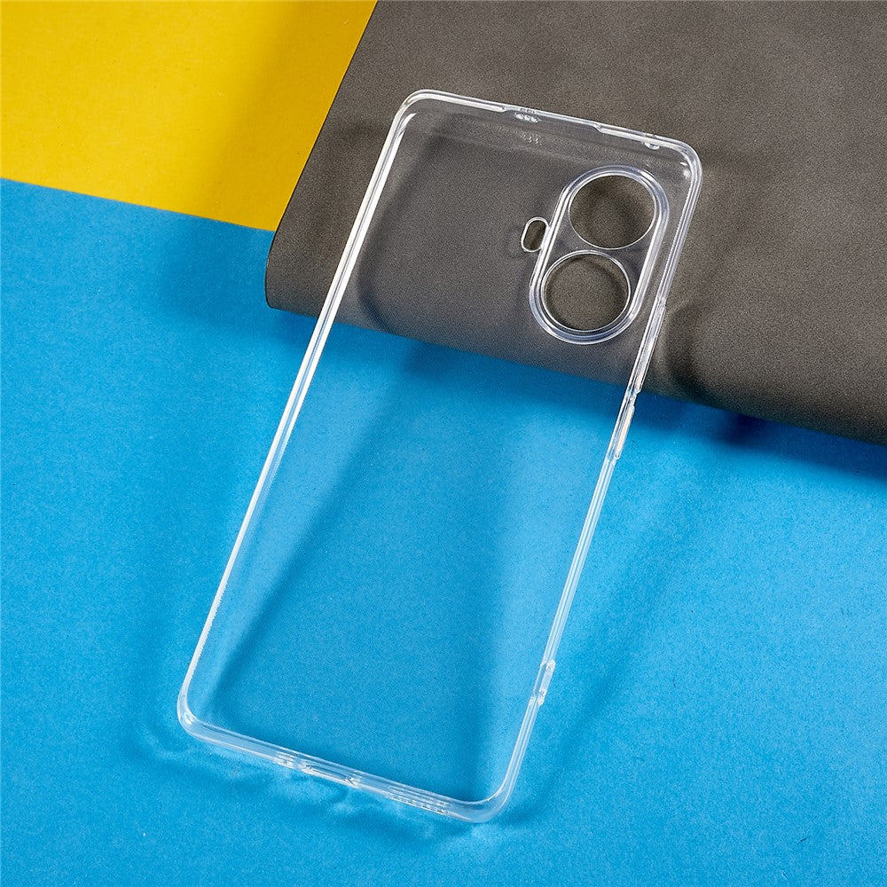 TPU Protective Phone Case for Realme 10 Pro+ 5G, Anti-Yellowing Slim Transparent Mobile Phone Cover