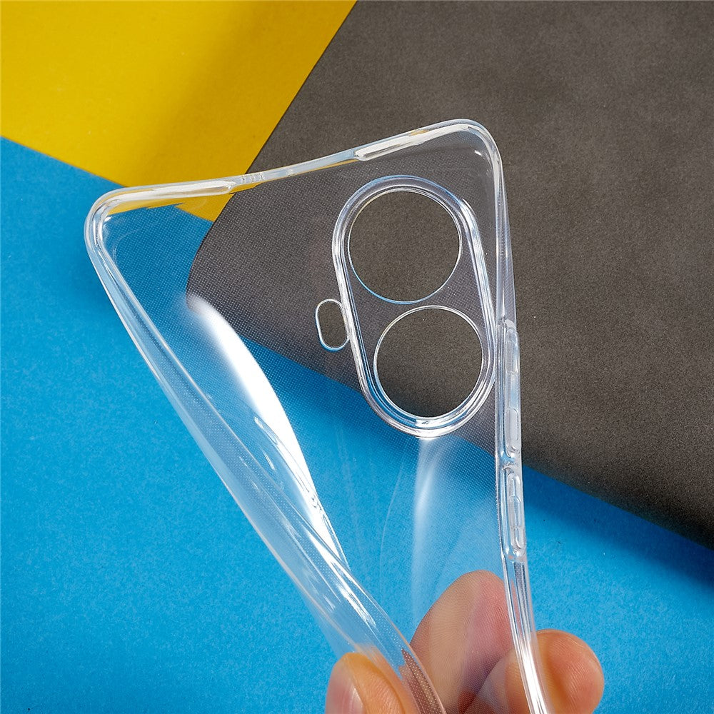 TPU Protective Phone Case for Realme 10 Pro+ 5G, Anti-Yellowing Slim Transparent Mobile Phone Cover