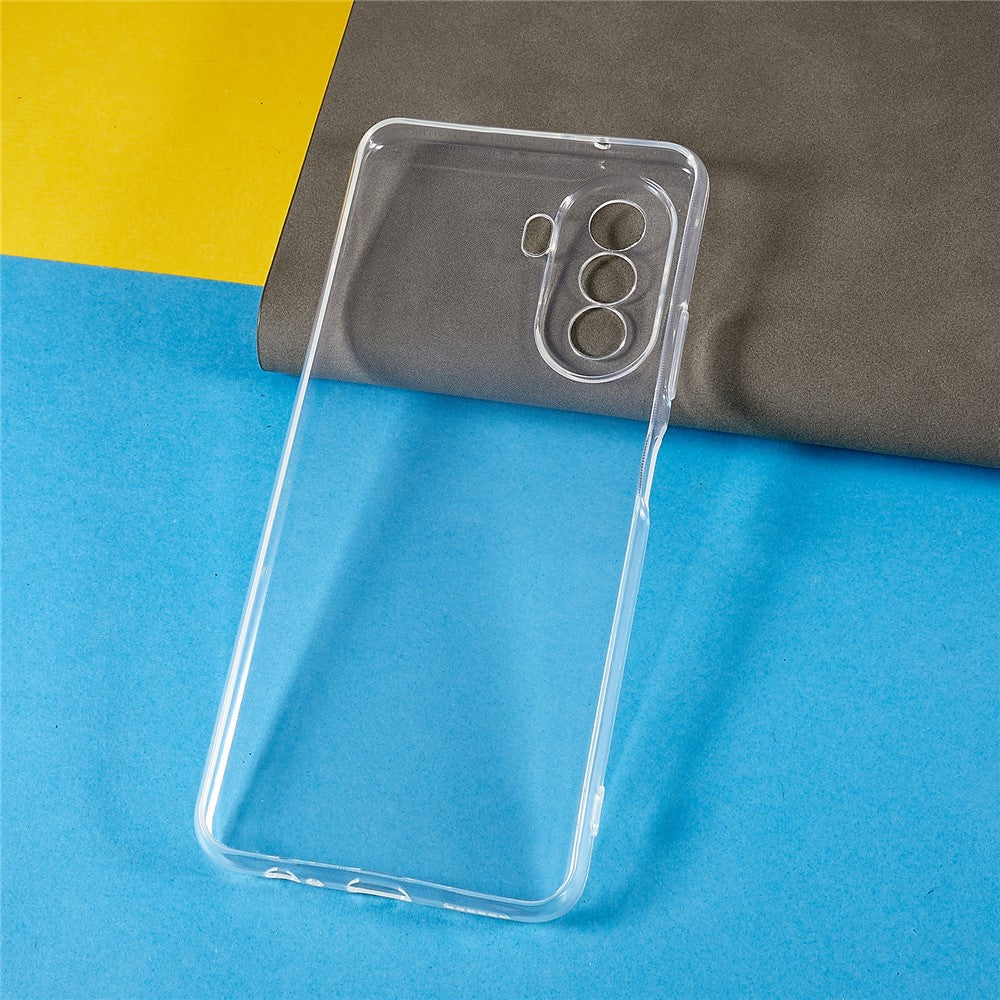 Ultra Slim Phone Back Cover for Huawei nova Y70 4G, Flexible TPU Transparent Clear Wear-Resistant Phone Case