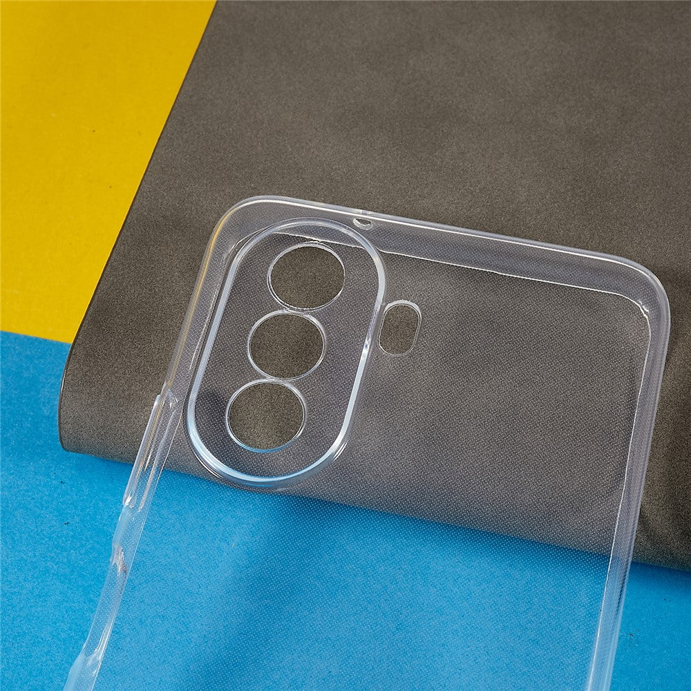 Ultra Slim Phone Back Cover for Huawei nova Y70 4G, Flexible TPU Transparent Clear Wear-Resistant Phone Case