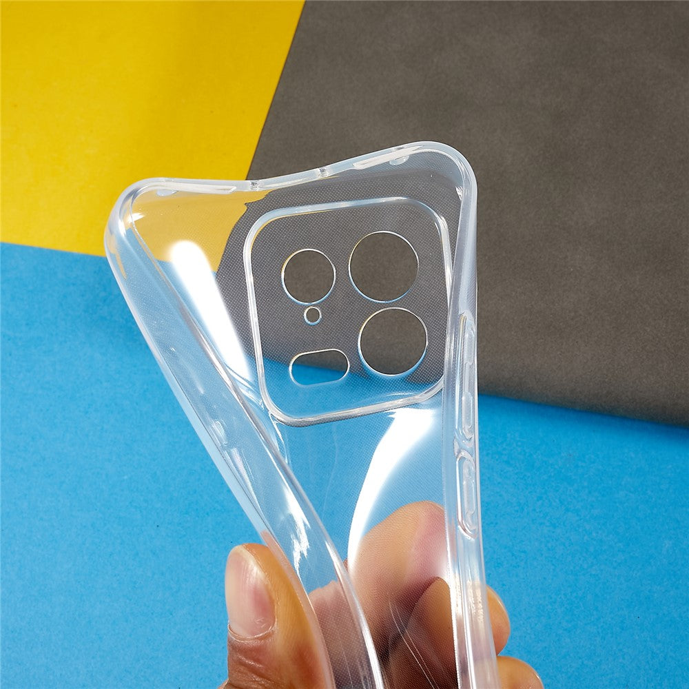 For Xiaomi 13 5G Protective Phone Cover, Soft Slim TPU Anti-Scratch Transparent Clear Phone Case