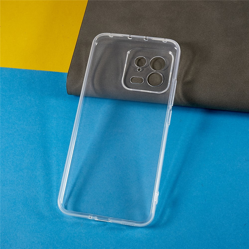 For Xiaomi 13 5G Protective Phone Cover, Soft Slim TPU Anti-Scratch Transparent Clear Phone Case