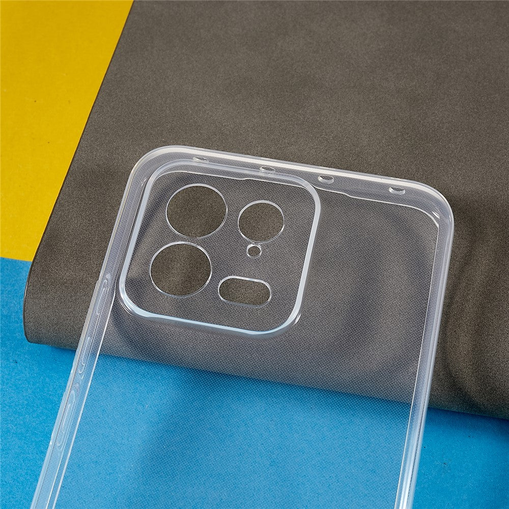 For Xiaomi 13 5G Protective Phone Cover, Soft Slim TPU Anti-Scratch Transparent Clear Phone Case