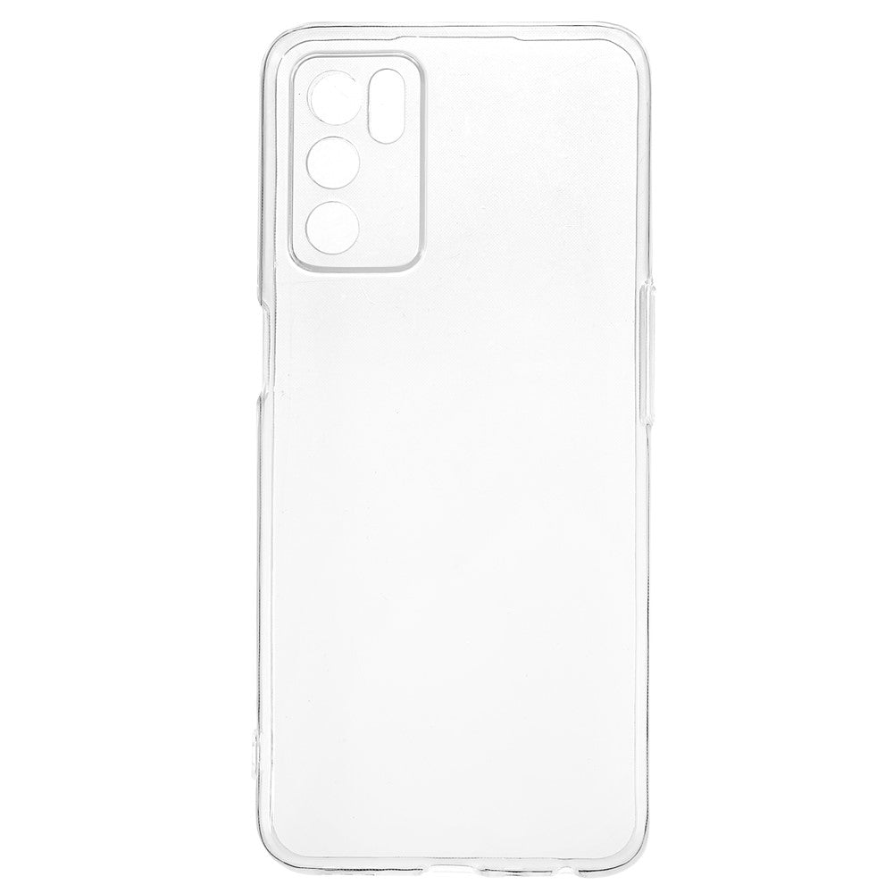 For Oppo A16 / A16s / A54s Protective Phone Cover, Shock-Absorbing Slim TPU Transparent Clear Phone Case