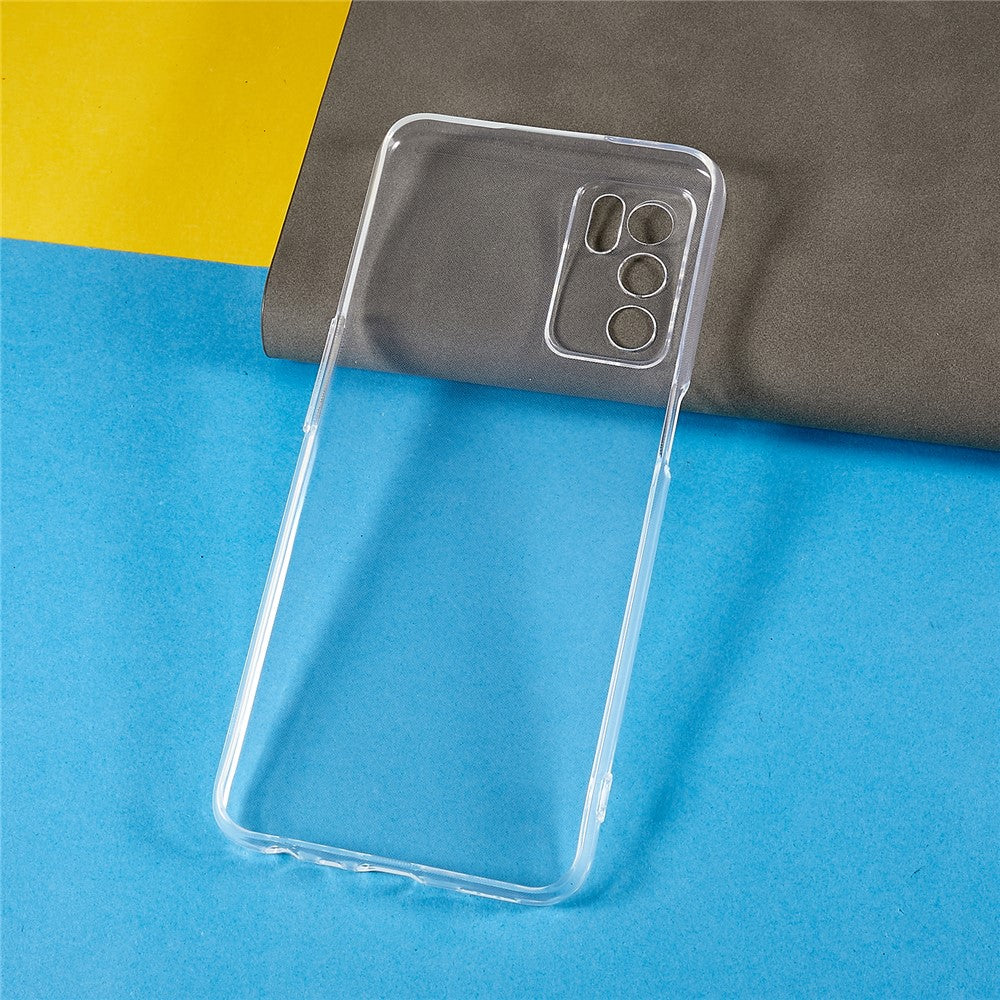 For Oppo A16 / A16s / A54s Protective Phone Cover, Shock-Absorbing Slim TPU Transparent Clear Phone Case