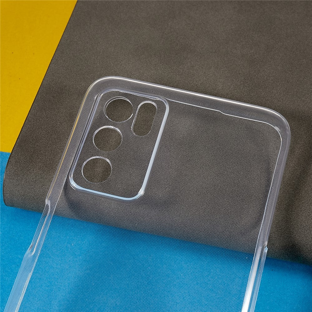 For Oppo A16 / A16s / A54s Protective Phone Cover, Shock-Absorbing Slim TPU Transparent Clear Phone Case