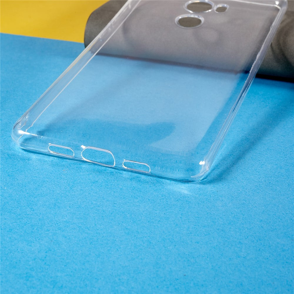 For Xiaomi Mi Mix 2 Soft TPU Clear Cover Slim Anti-Scratch Protective Phone Case