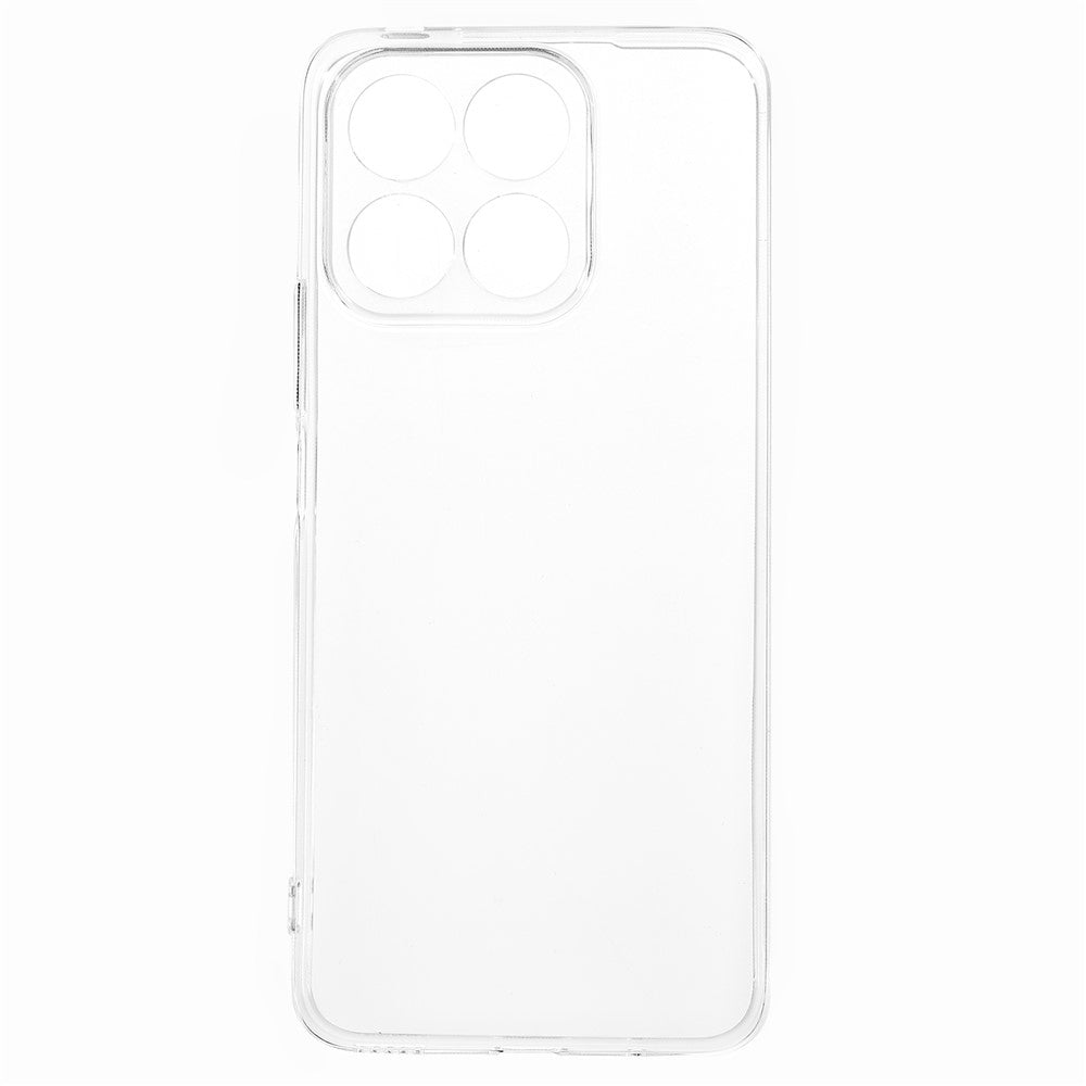 For Honor X8a 4G Phone Back Protector Ultra Thin High Transparency Clear Flexible TPU Cover Phone Case