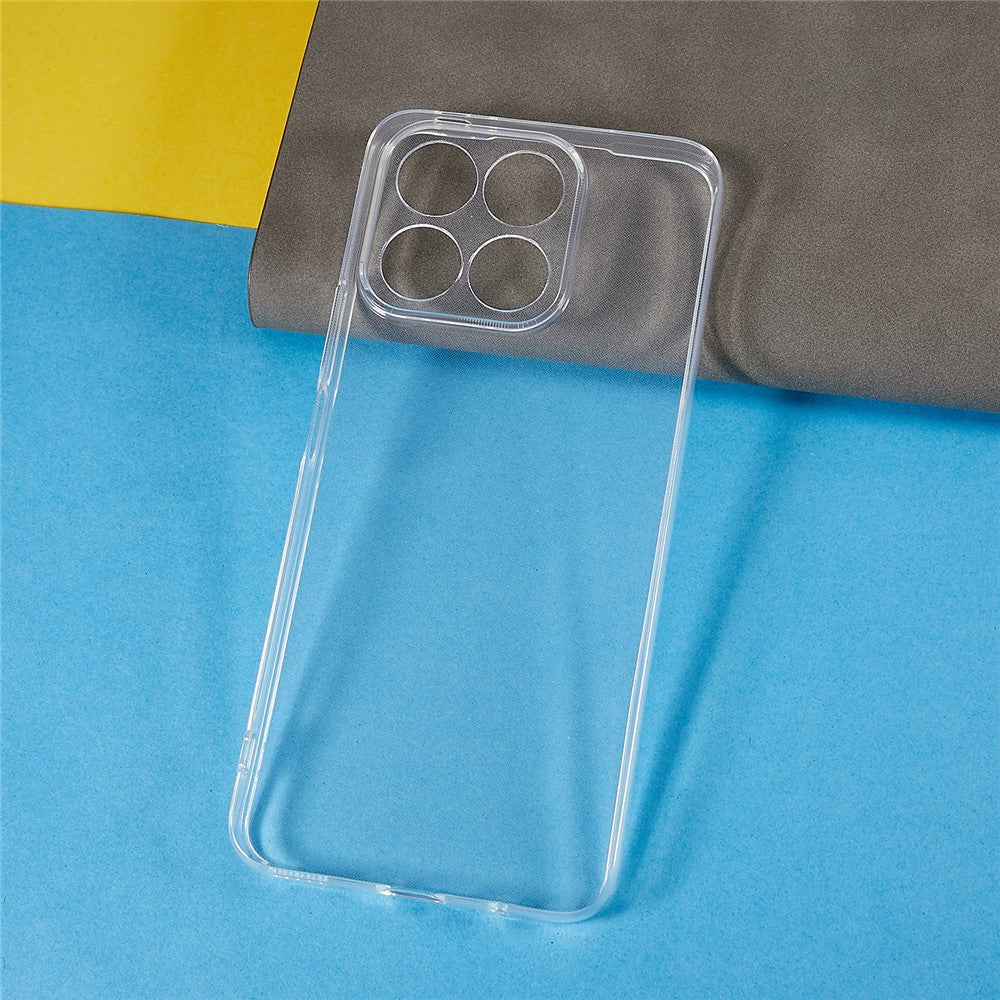 For Honor X8a 4G Phone Back Protector Ultra Thin High Transparency Clear Flexible TPU Cover Phone Case