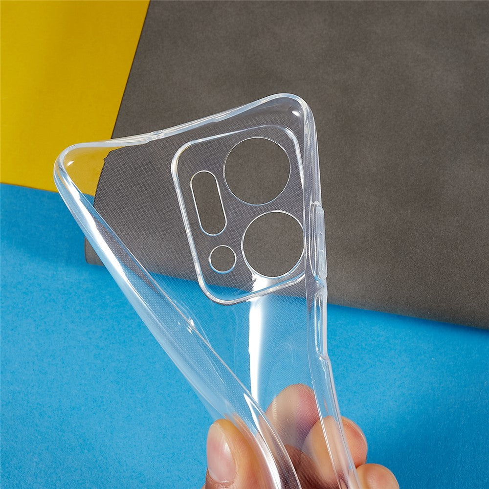 For Honor X7a 5G Super Thin HD Clear Flexible TPU Phone Case Ultra Thin Phone Cover Phone Back Protector