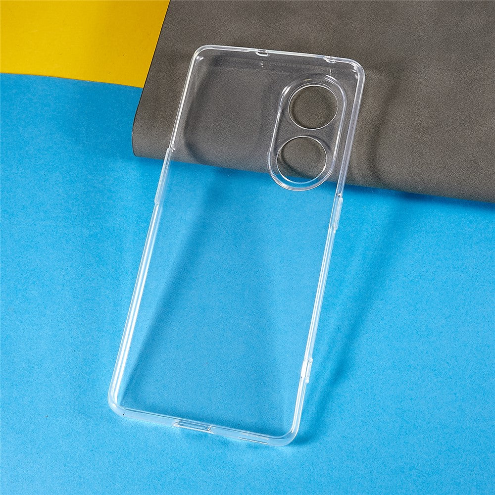 For Oppo A1 Pro 5G / Reno8 T 5G Clear Flexible TPU Phone Case Ultra Thin Smartphone Cover Protector